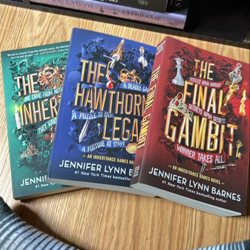 Inheritance Games Books 1-3 