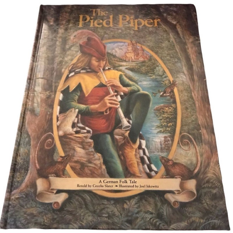 Vintage 1993 The Pied Piper A German Folk Tale HC Book