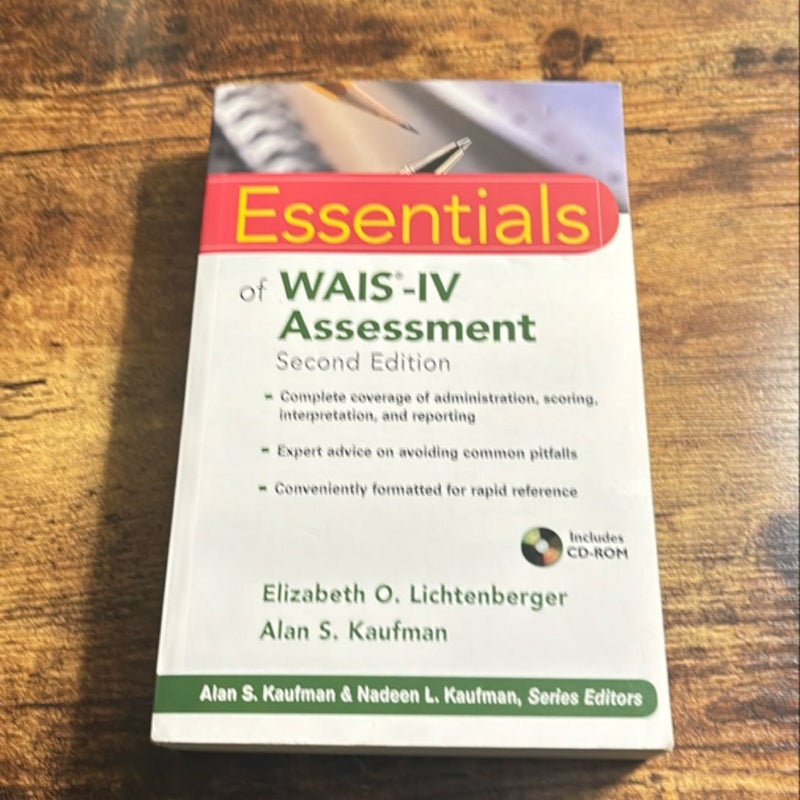 Essentials of WAIS-IV Assessment