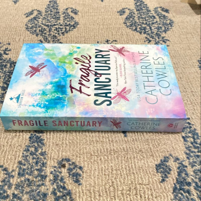 Signed - Catherine Cowles Fragile Sanctuary with print overlay