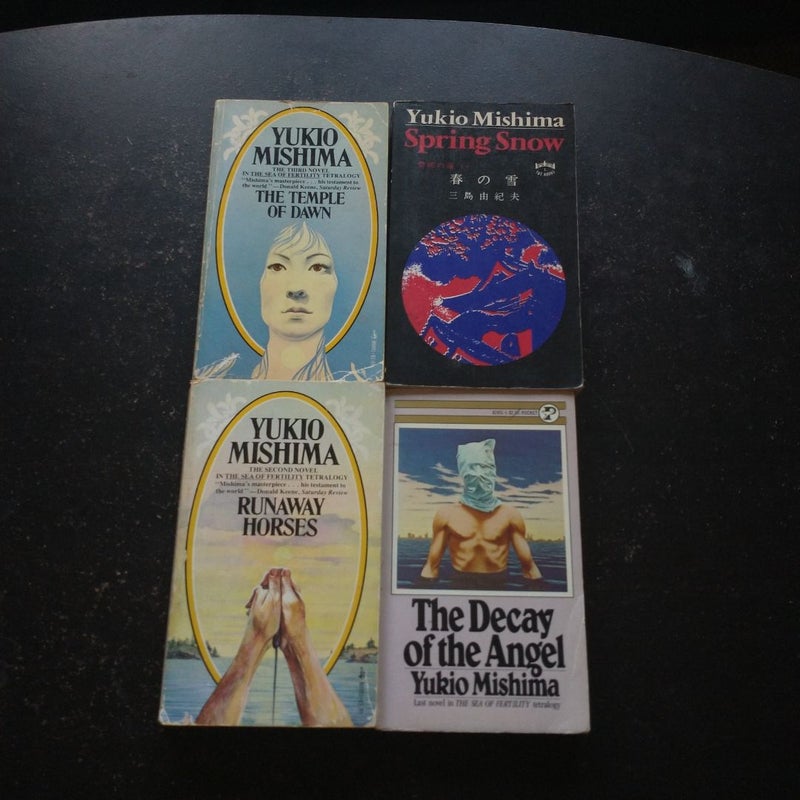 Yukio Mishima The Sea Of Fertility Bundle 1-4