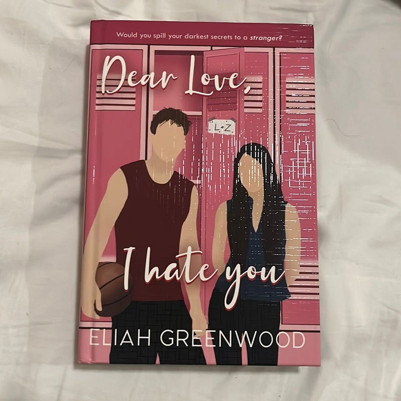 Cover to Cover Dear Love I Hate You Hardcover