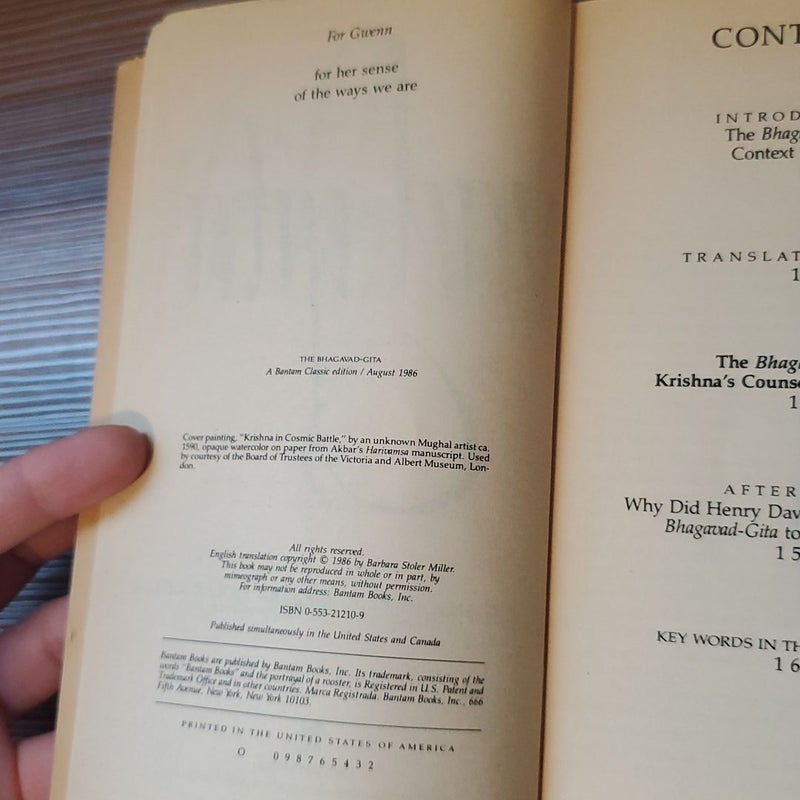 The Bhagavad-Gita