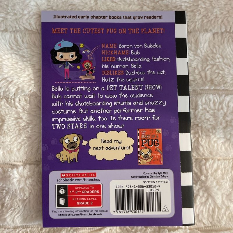 Pug's Got Talent: a Branches Book (Diary of a Pug #4)