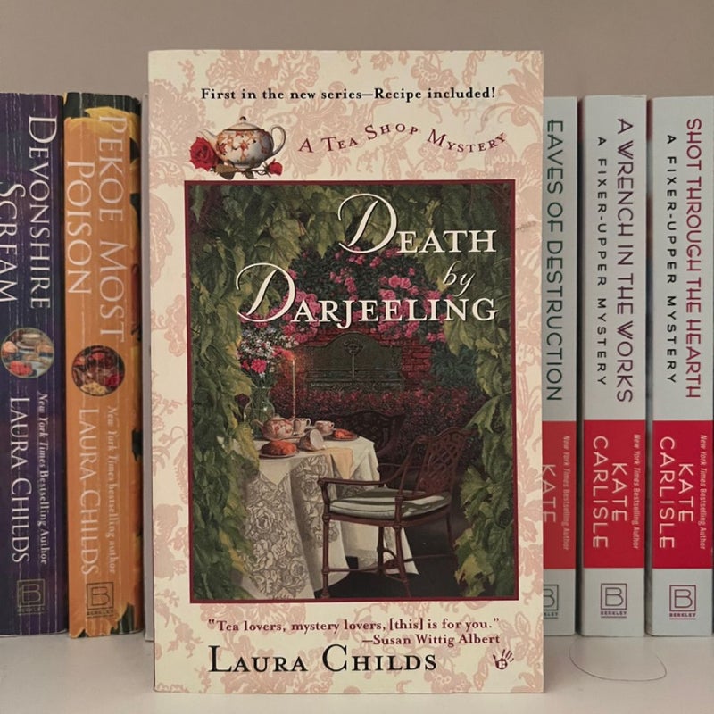 Death by Darjeeling tea shop mystery 1