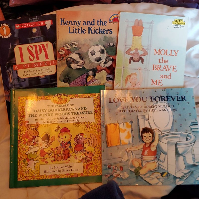 Lot of children soft cover books
