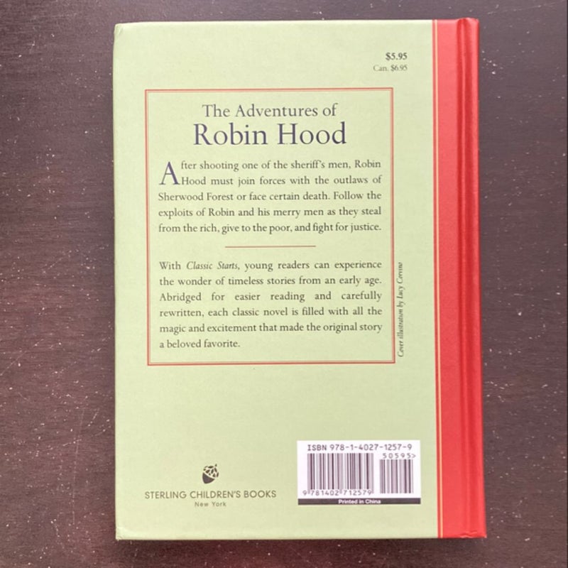 Classic Starts®: the Adventures of Robin Hood