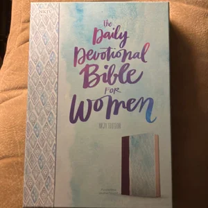 NKJV Daily Devotional Bible for Women, Purple/Blue LeatherTouch