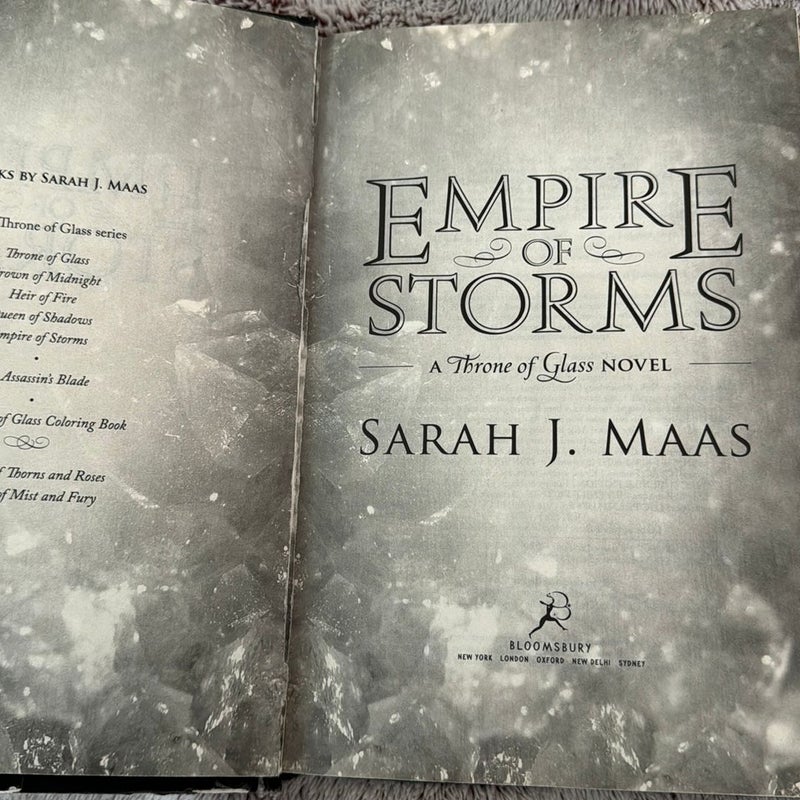 Empire of Storms - First Edition UPSIDE DOWN PRINTING 