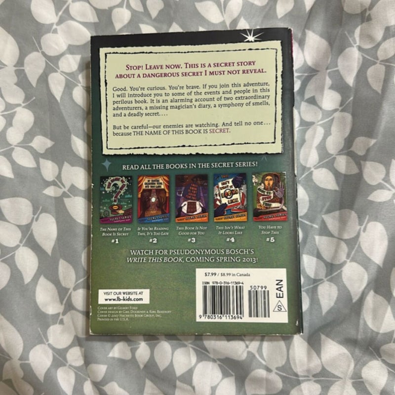 The Name of This Book Is Secret
