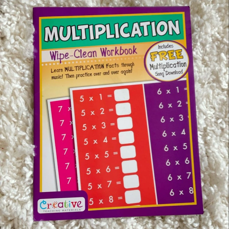 Multiplication Wipe-Clean Workbook