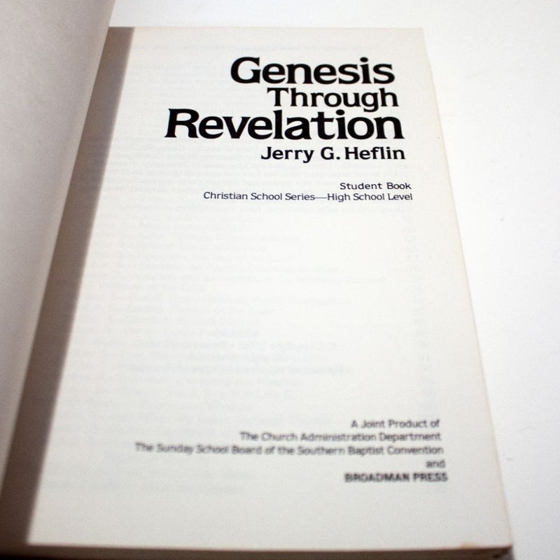 Genesis Through Revelation