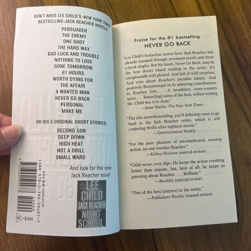 Jack Reacher: Never Go Back (Movie Tie-In Edition)