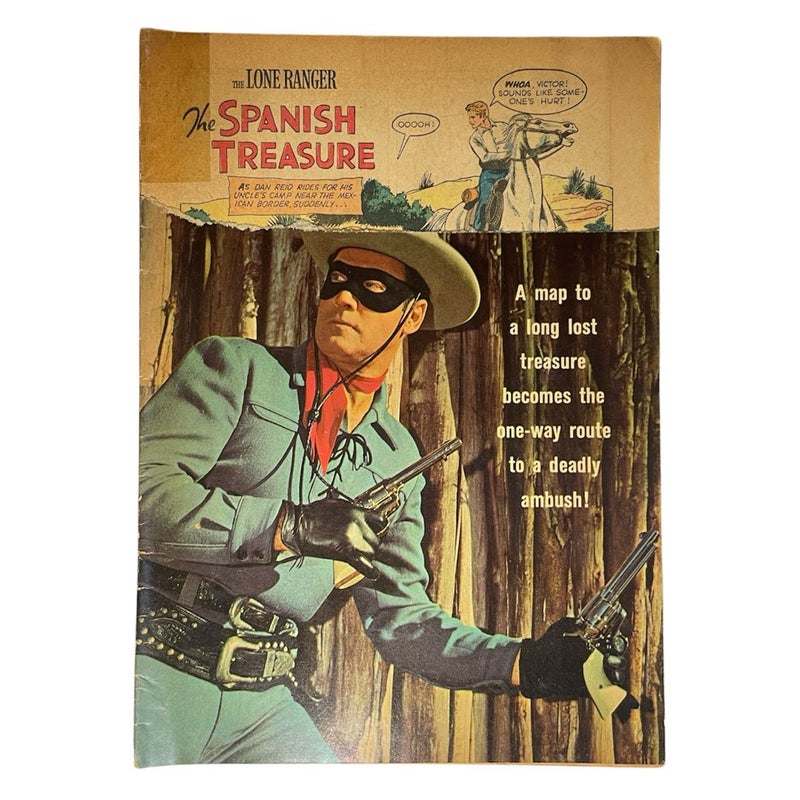 Vintage Western Comic Lot of 8 1950s 60s Lone Ranger Damaged Reader Copies Set