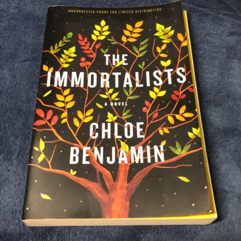 The Immortalists Signed ARC