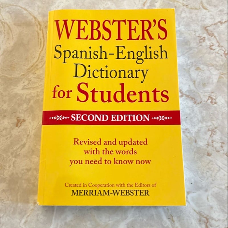 Webster's Spanish-English Dictionary for Students, Second Edition