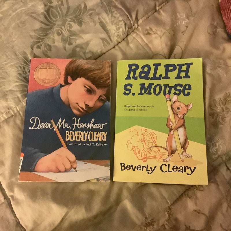 Beverly Cleary Bundle - Dear Mr. Henshaw and Ralph S. Mouse
