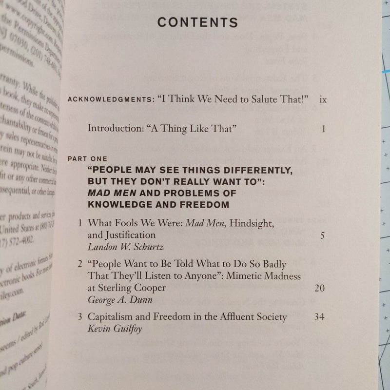 Mad Men and Philosophy