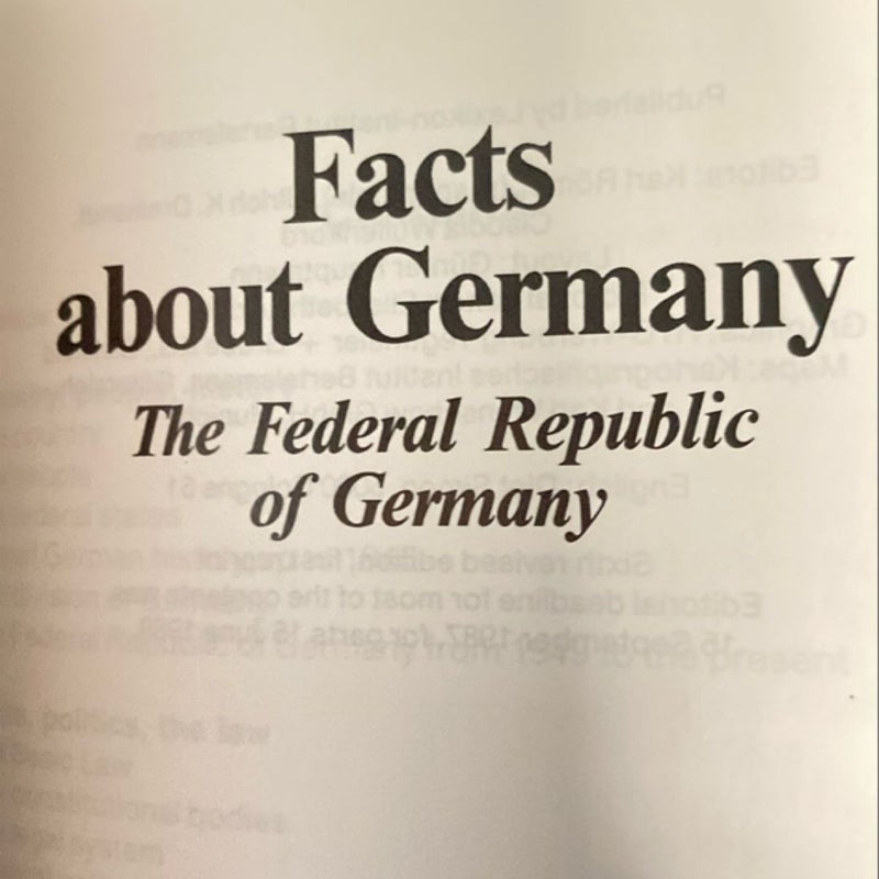 Facts about Germany (Vintage 1979)