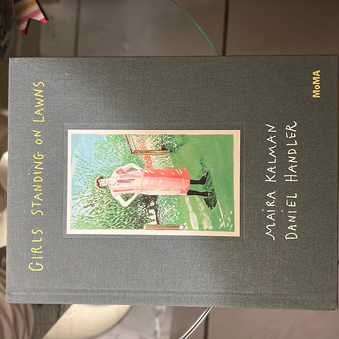 Girls Standing on the Lawn