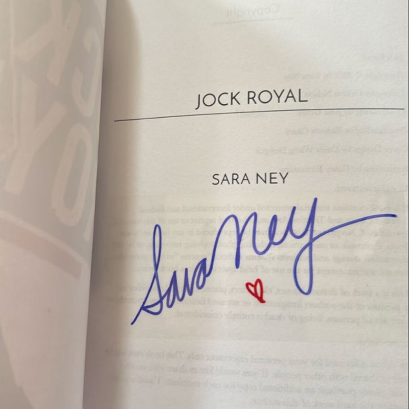 Jock Royal * OOP signed*