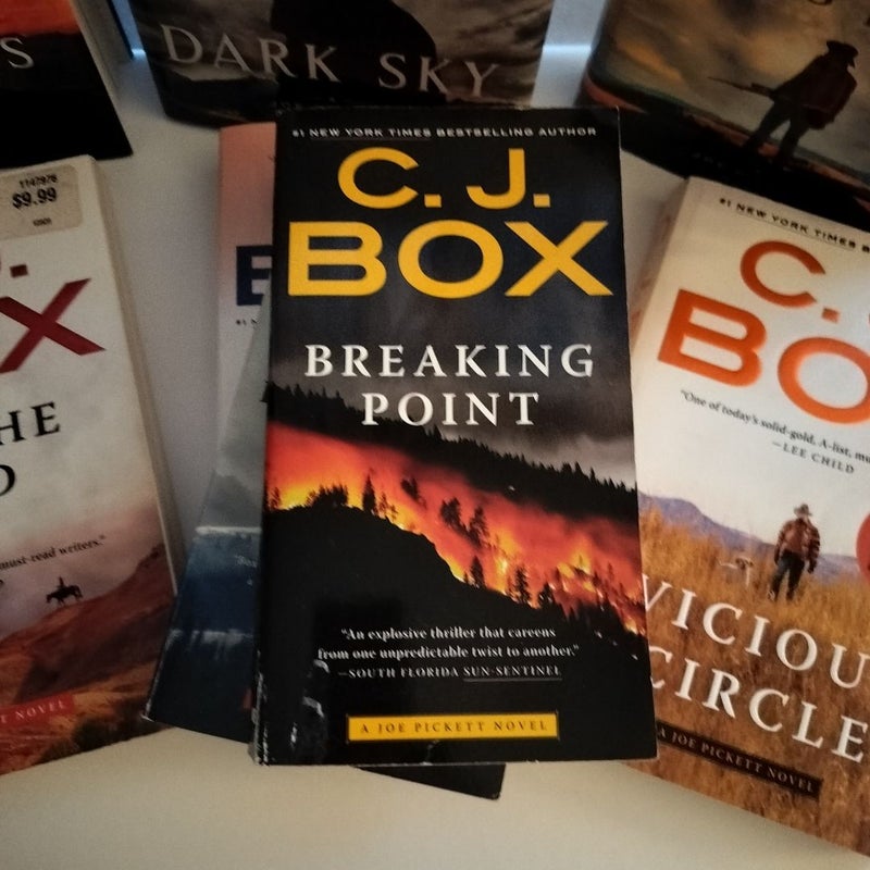 C.J. Box Joe Pickett Book Lot of 10 Open Season