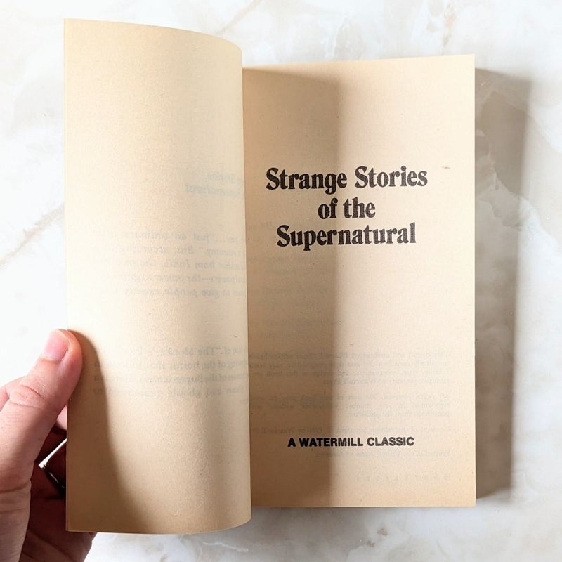Strange Stories of the Supernatural
