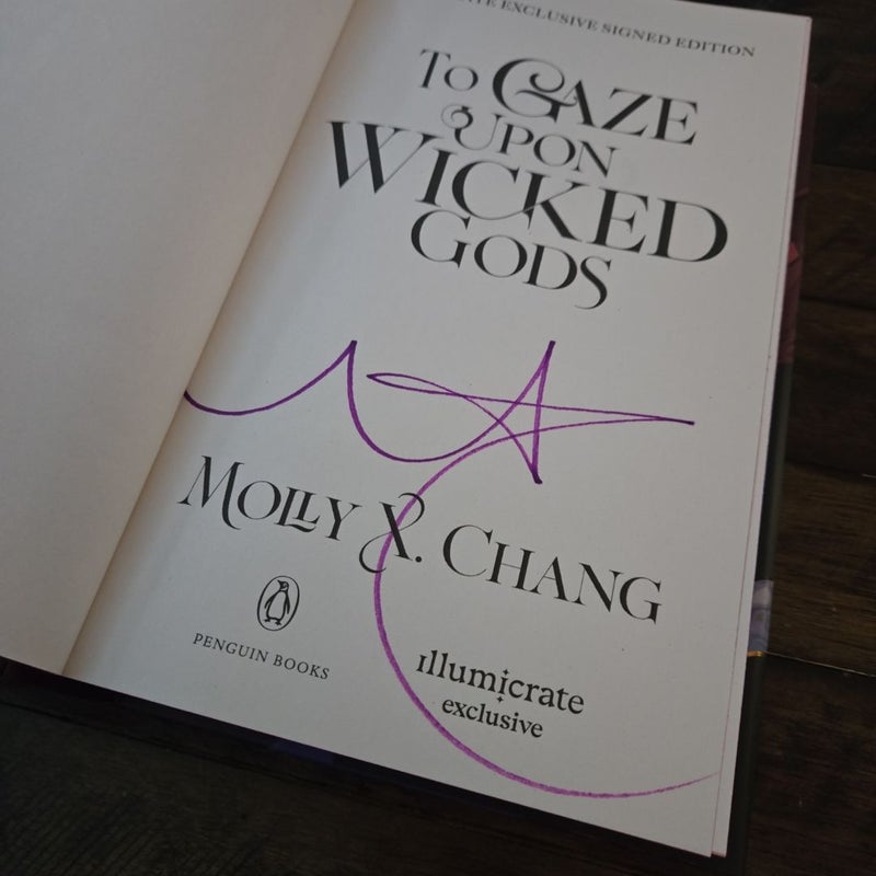 To Gaze upon Wicked Gods signed Illumicrate edition