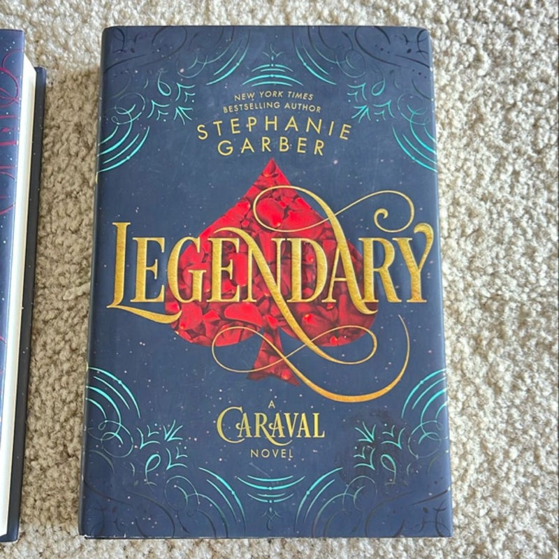 Caraval Trilogy Complete Series Set - First Editions