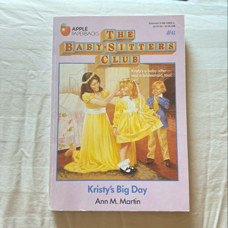 the Babysitters Club #6 Kristy's Big Day First Edition