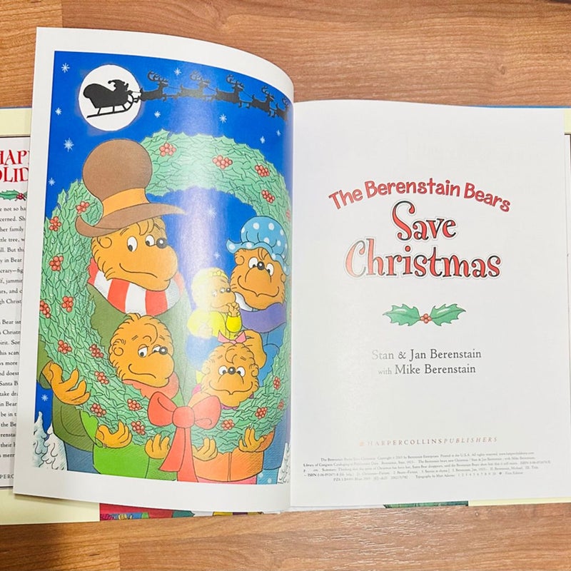 Brand New! The Berenstain Bears Save Christmas