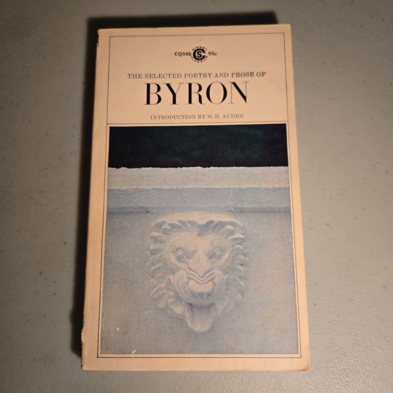 The Selected Poetry and Prose of Byron