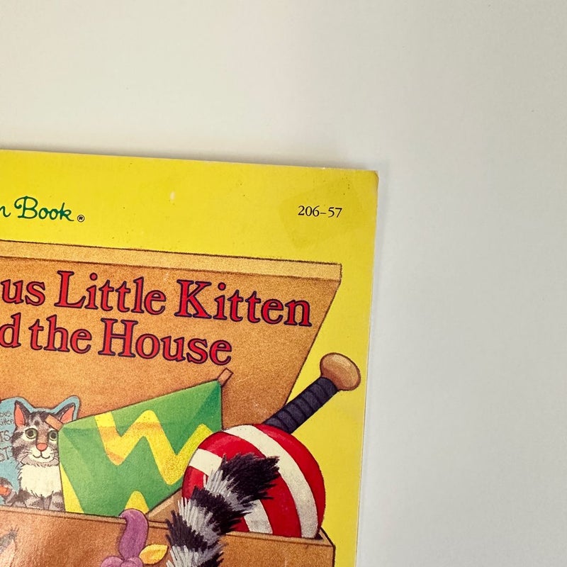 The Curious Little Kitten Around the House, Little Golden