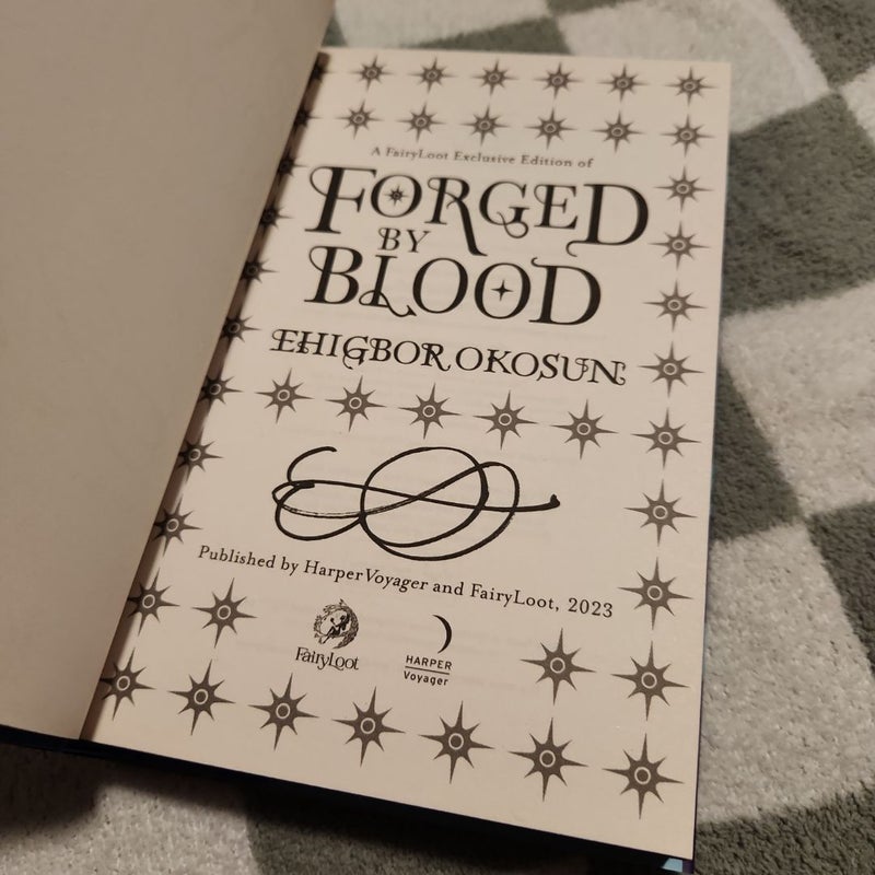 Forged by Blood *Fairyloot*