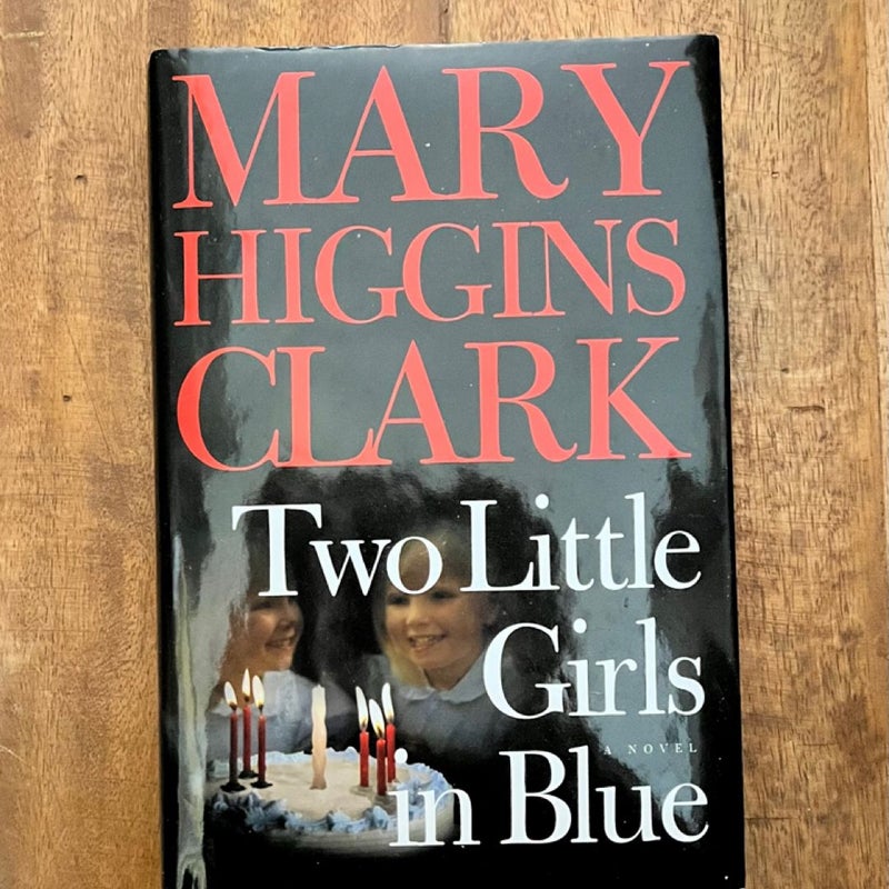Two Little Girls in Blue