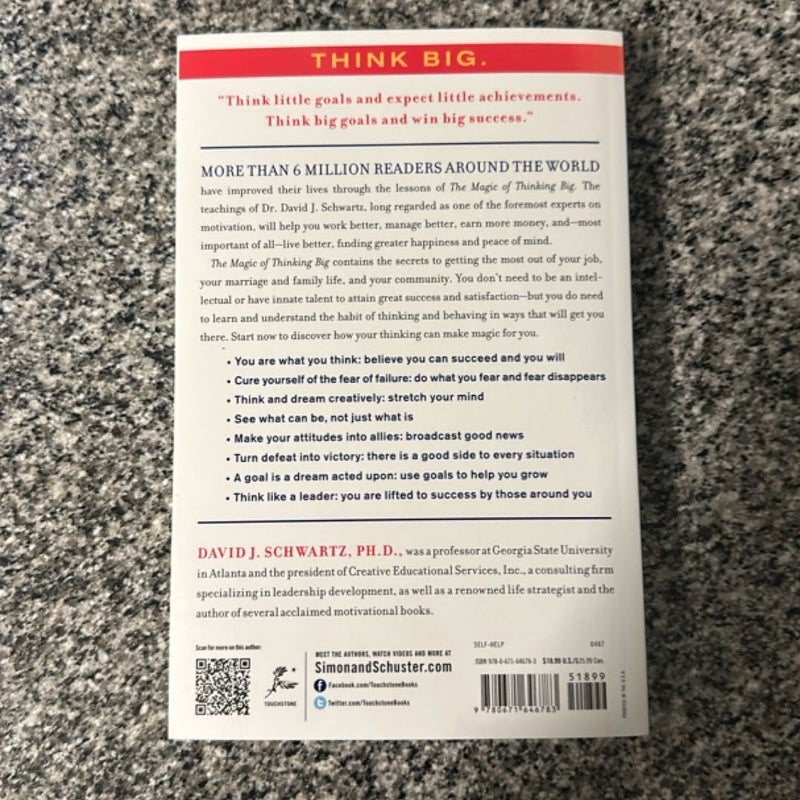 The Magic of Thinking Big