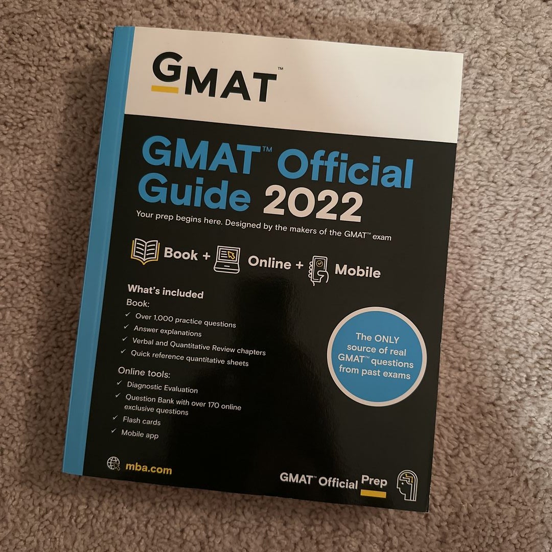 GMAT Official Guide 2022 by GMAC, Paperback | Pangobooks