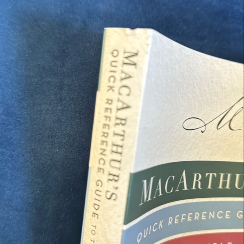 Macarthur's Quick Reference Guide to the Bible