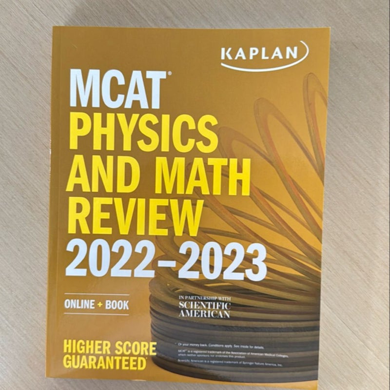 MCAT Physics and Math Review 2022-2023