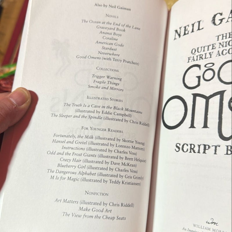 The Quite Nice and Fairly Accurate Good Omens Script Book