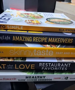 Lot of Cooking Books 11 lbs. Bundle