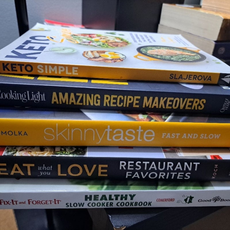 Lot of Cooking Books 11 lbs. Bundle