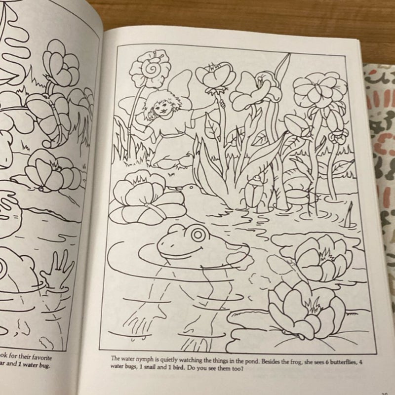 Hidden Picture Puzzle Coloring Book