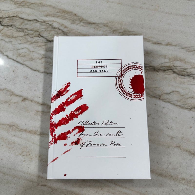 The Perfect Marriage By Jeneva Rose Hardcover Collectors Edition Signed