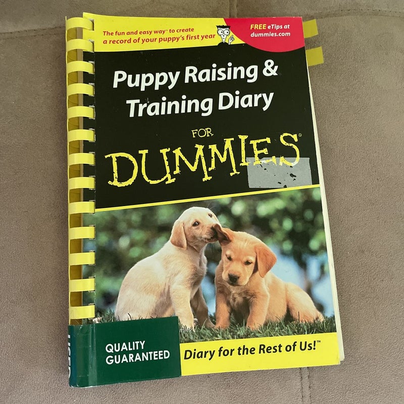 Puppy Raising & Training Diary for Dummies