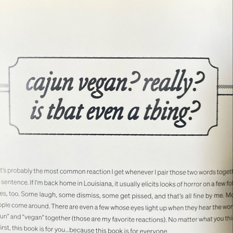 The Cajun Vegan Cookbook