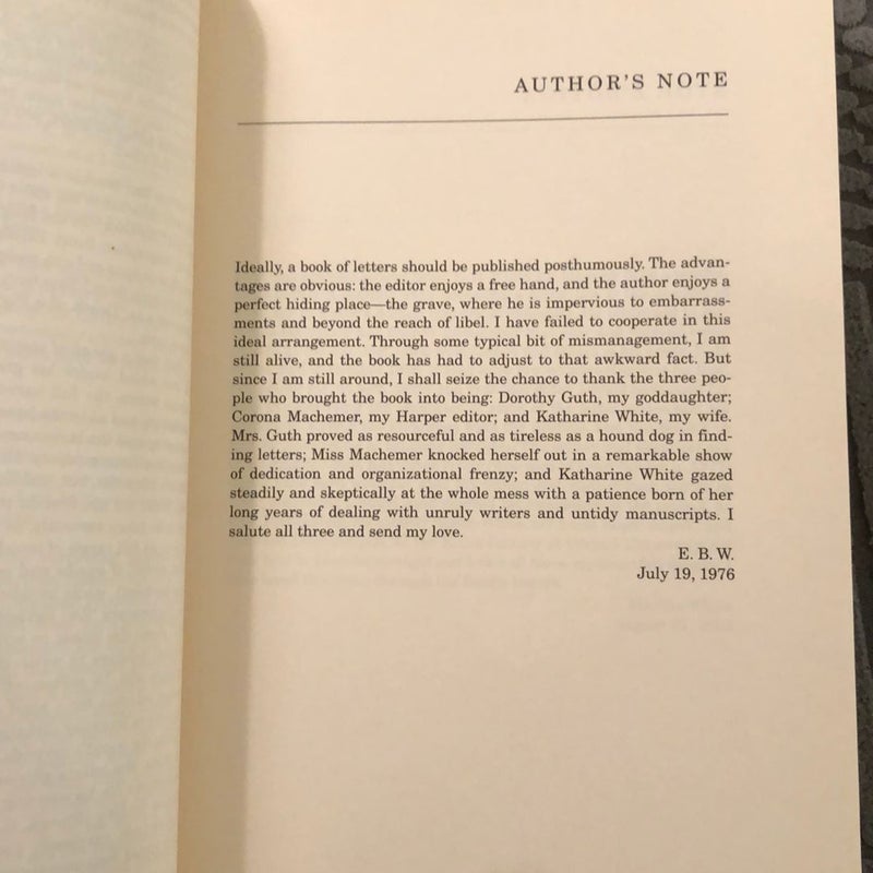 Letters of E. B. White