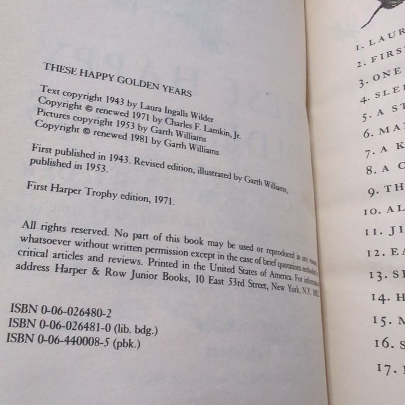 These Happy Golden Years