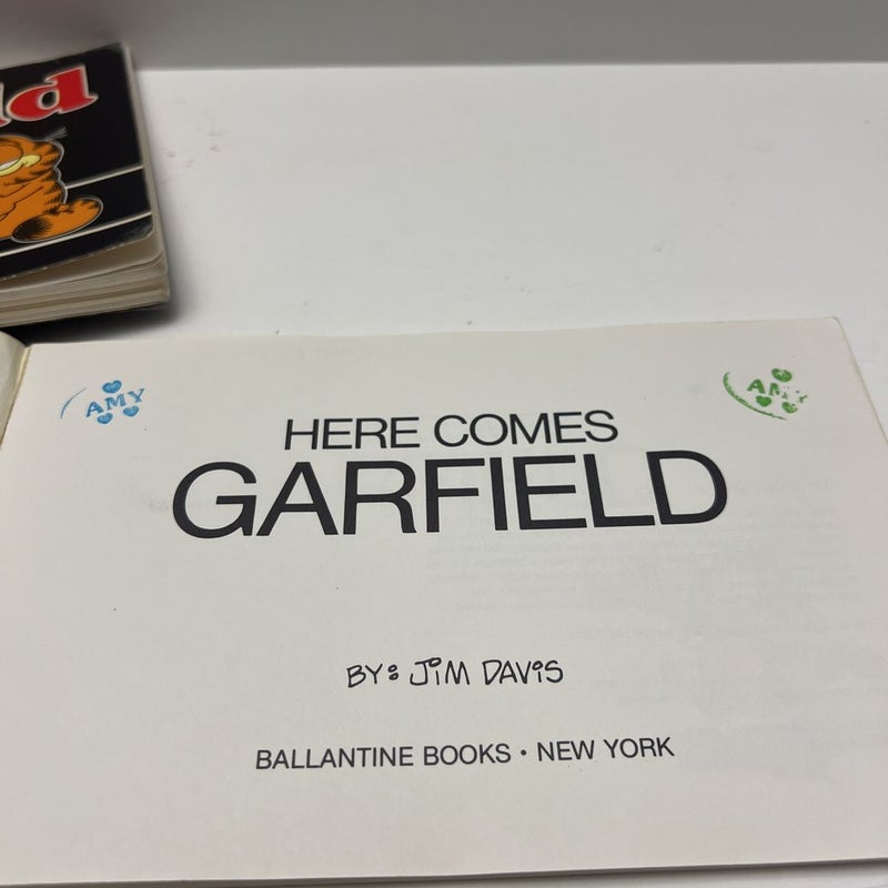 1980’s Garfield (4 Book) Bundle: Garfield Weighs In, Garfield Takes The Cake, Garfield Rolls On, & Here Comes Garfield) 