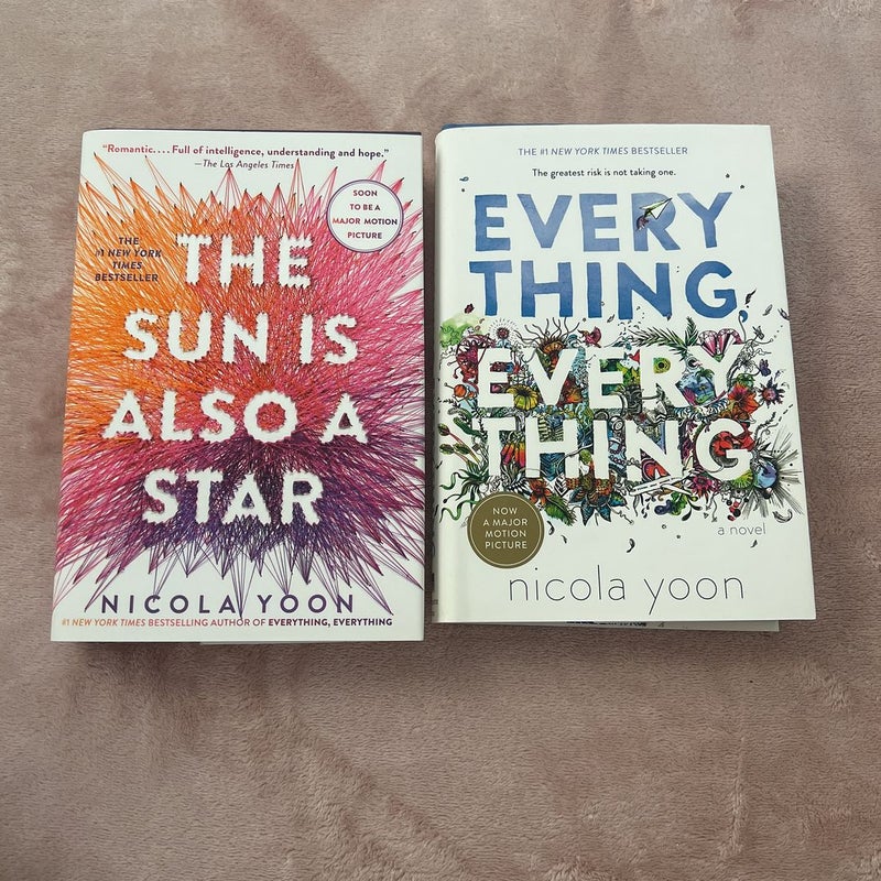 Everything everything and the sun is also a star boxed set